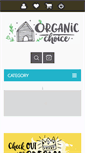 Mobile Screenshot of organicchoice.co.za